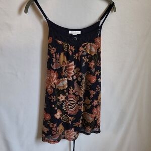 Motherhood maternity adjustable strap tie back sleeves top small S pre-owned